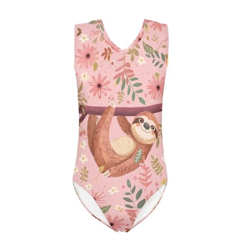 Image of Mumeson Girls One Piece Swimsuits Lightweight V-Neck Swimwear Bathing Suits for Little Girls 3-14 Years