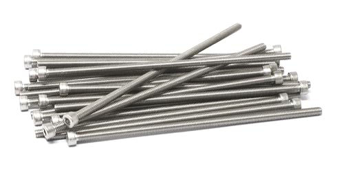 Image of iexcell 25 Pcs M4 x 115mm Thread Pitch 0.7 mm Stainless Steel 304 Hex Socket Head Cap Screws Bolts Kit