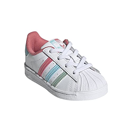 adidas Originals Kids Superstar Legacy Sneaker, White/Hazy Rose/Hazy Sky, 6.5 US Unisex Toddler2