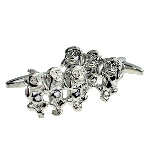 Mancuernillas Gtr Hombre 3 Monkeys Talla Única miniatura 1