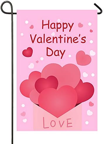 YEESEN Valentine's Day Garden Flag Home Garden Flag Set Decoration for Valentine's Day