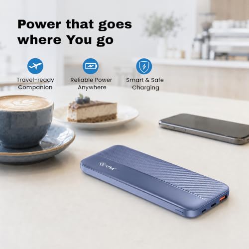 EVM EnBolt 22.5W 10000mAh Blue Power Bank - Image 8