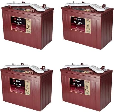 Trojan T1275 12 Volt, 150 AH Deep Cycle Battery - 4 Pack