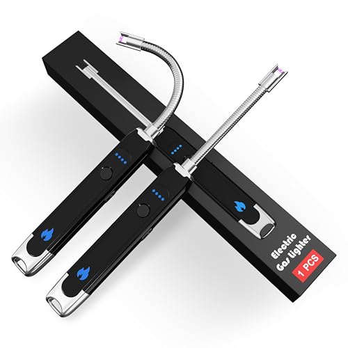 Image of Crasts USB Plasma Rechargeable Electric Gas Lighter for Pooja Room, Candles, BBQ, Multi Purpose - 360 Degree Flexible & Windproof (Multicolor)