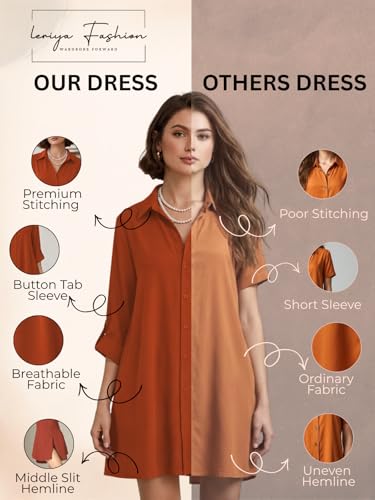 Image of Leriya Fashion Mini Dress for Women | One Piece Dresses for Womens |Mini Dresses Rayon for Women Stylish |Summer Casual Outfit Wear Events, Date & Evening Look |Tunic Shirts for Women
