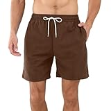 Maillot de bain pour homme - Bon matériau, respirant, léger, hydrofuge et rapide au sec, idéal pour les sports nautiques d'été ou les activités de plage.