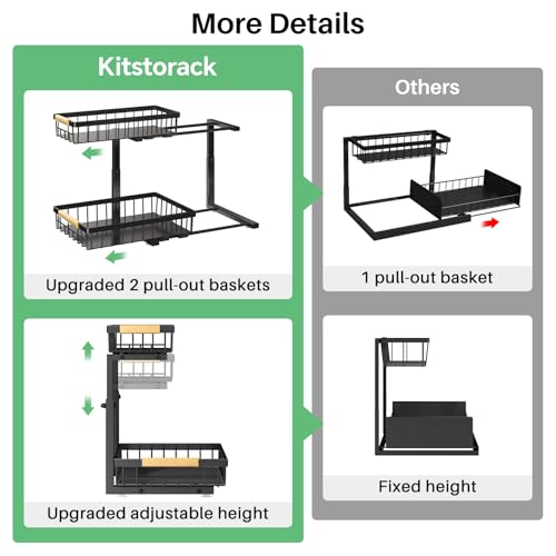Kitstorack Pull Out Cabinet Organizer thumb #5