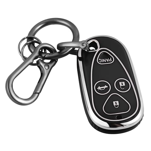 ELOHEI Premium Soft Leather 360 Degree Protection Key Fob Cover for Acura