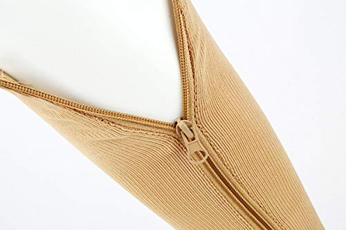 Meia de compressão para varizes Meias de compressão para esportes Pressão Longa Ciclismo Zíper Supor