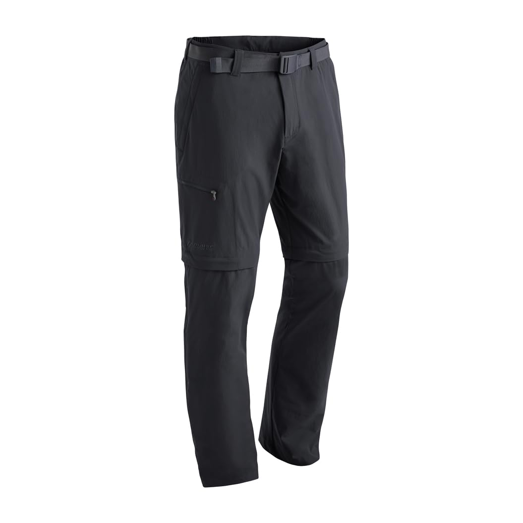 Maier Sports Tajo, Herren Wanderhose, Wasserabweisende Outdoorhose für Trekking und Hiking, Praktische T-Zipp-off-Funktion, PFC-frei, mSTRETCH pro 4 & Dryprotec, Braun, 46 (W30/L31)