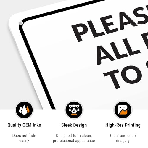 Image of Package Delivery Sign, Delivery Instructions Deliver All Package to Side Door Right Arrow Sign, 10x14 Inches, Rust Free .040 Aluminum, Fade Resistant, Made in USA