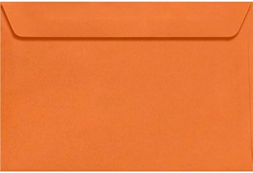 LUXPaper 6x9 Booklet Envelopes - Mandarin Orange