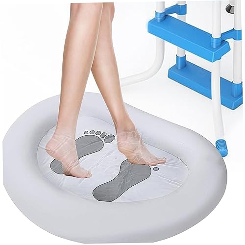 Spa de pies inflable y portátil para limpieza y masaje miniatura 3