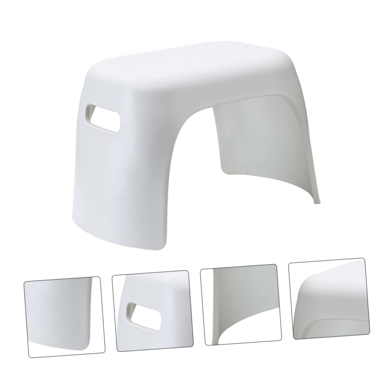 Cabilock Taburete De Plástico Antideslizante Nórdico Simple para Baño Hogar Cómodo