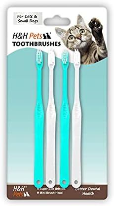 H&H Pets Dog Toothbrushes from Large to Small| Best Professional Dog Cat Toothbrush Series with Many Design & Size Options Breeds