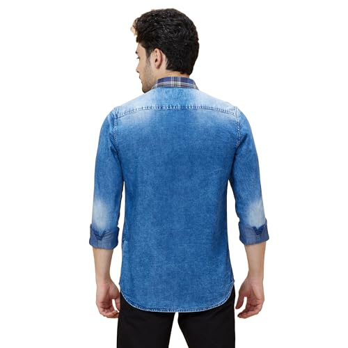 Image of Being Human Garments Mens-Top Shirts Navy