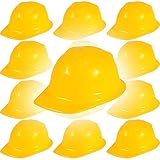 Yellow Construction Worker Hat Helmet, Child Size Party and Classroom Supplies (6-Pack)