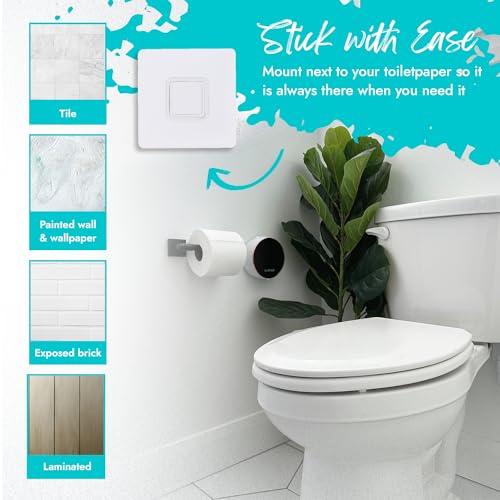 toilet paper foam dispenser starter kit flushable wipe alternative septic safe motion-activated and rechargeable includes refill easy installation