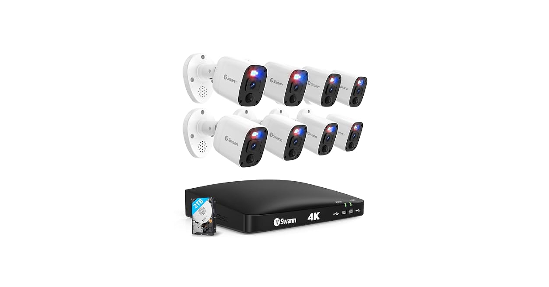 Amazon.com : Swann 4K Security Camera System DVR with 2TB