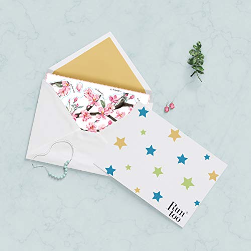 Runtoo Adesivi Murali Fiore di Ciliegio Adesivi da...