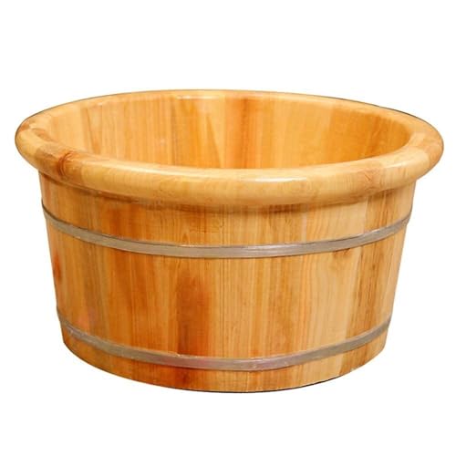 Bañera de pies de madera para spa y pedicura