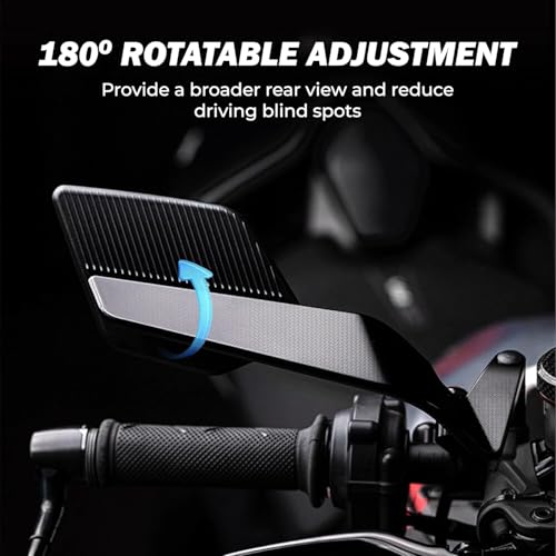 Auto Spare Hub Universal Naked Bike Rear View Mirror Splendor, - Image 2