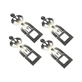 FashionCha Suporte linguiça para churrasco, ideal para piqueniques, acampamentos e para cozinhar com a família amigos, 4 Pcs