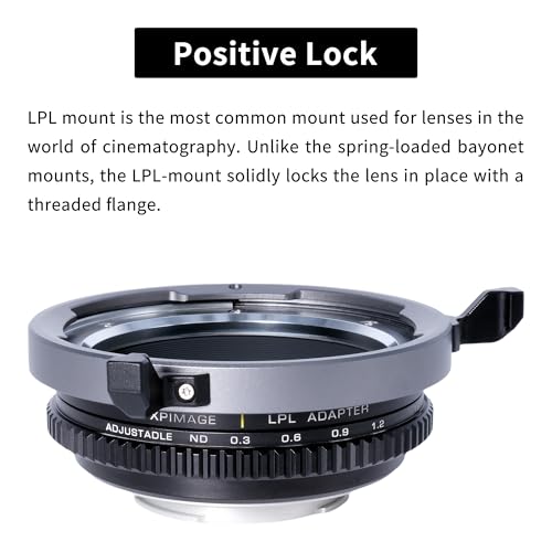 Ficha técnica XPIMAGE Adaptador de montaje de lente con filtro ND ajustable compatible con lente LPL a cámara Fujifilm X - Fernando Cortés Ficha técnica XPIMAGE Adaptador de montaje de lente con filtro ND ajustable compatible con lente LPL a cámara Fujifilm X - Fernando Cortés
