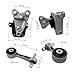 4PCS Engine Motor & Trans. Mount Set Compatible with Honda Civic 1.8L 2006 2007 2008 2009 2010 2011 with Manual Trans Mount for A4530 A4546 A4548 A4547 50820SNAP01 50850SNAA82