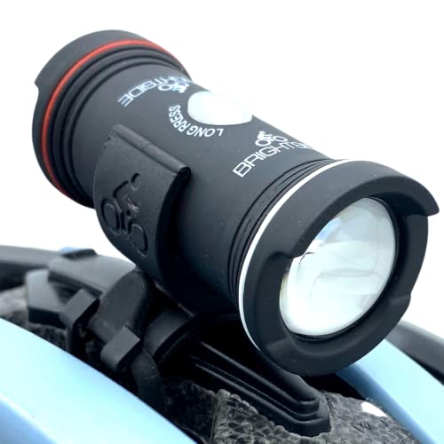 Topside Bike Helmet Light - Bright, Wide Angle, Dual Front & Rear Light For All Cyclists, Waterproof, 43 Hr& Usb Rechargeable Bike Light. #TOP23