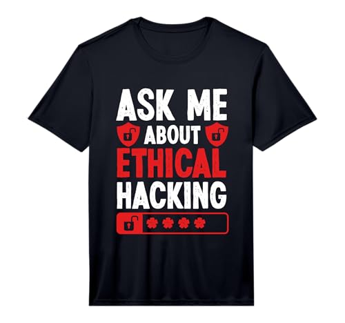 Cybersecurity Online Security Ask me About Ethical Hacking Performance T-Shirt