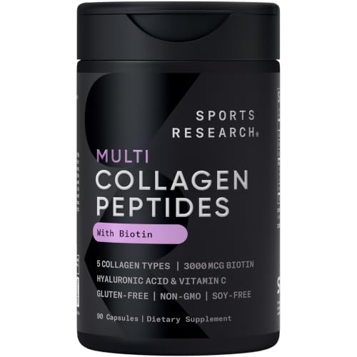 Sports Research Collagen Peptides w/Biotin