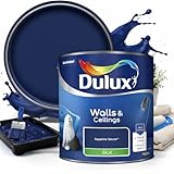 AXpower Inspirational Technology Empowering People Walls & Ceilings Silk Emulsion Paint Salute 2.5L | Smooth Mid Sheen Interior Wall Paint | Rich Blue Finish with Excellent Coverage