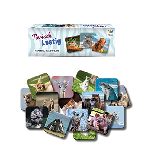 Starnberger Spiele - Tierisch Lustig - Memospiel für Erwachsene und Kinder ab 6 Jahren - Geschenk für Tierfans Cover