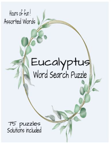 Eucalyptus Word Puzzle Search Book