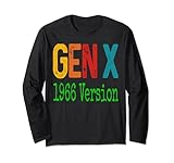 Photo Gallery gen x 1966 versione divertente generazione x gen xer dire umorismo maglia a manica Photo Gallery gen x 1966 versione divertente generazione x gen xer dire umorismo maglia a manica