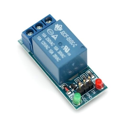 Paradisetronic.com Modulo relè a 1 canale, moduli relè 5V con LED di stato per Arduino, Genuino