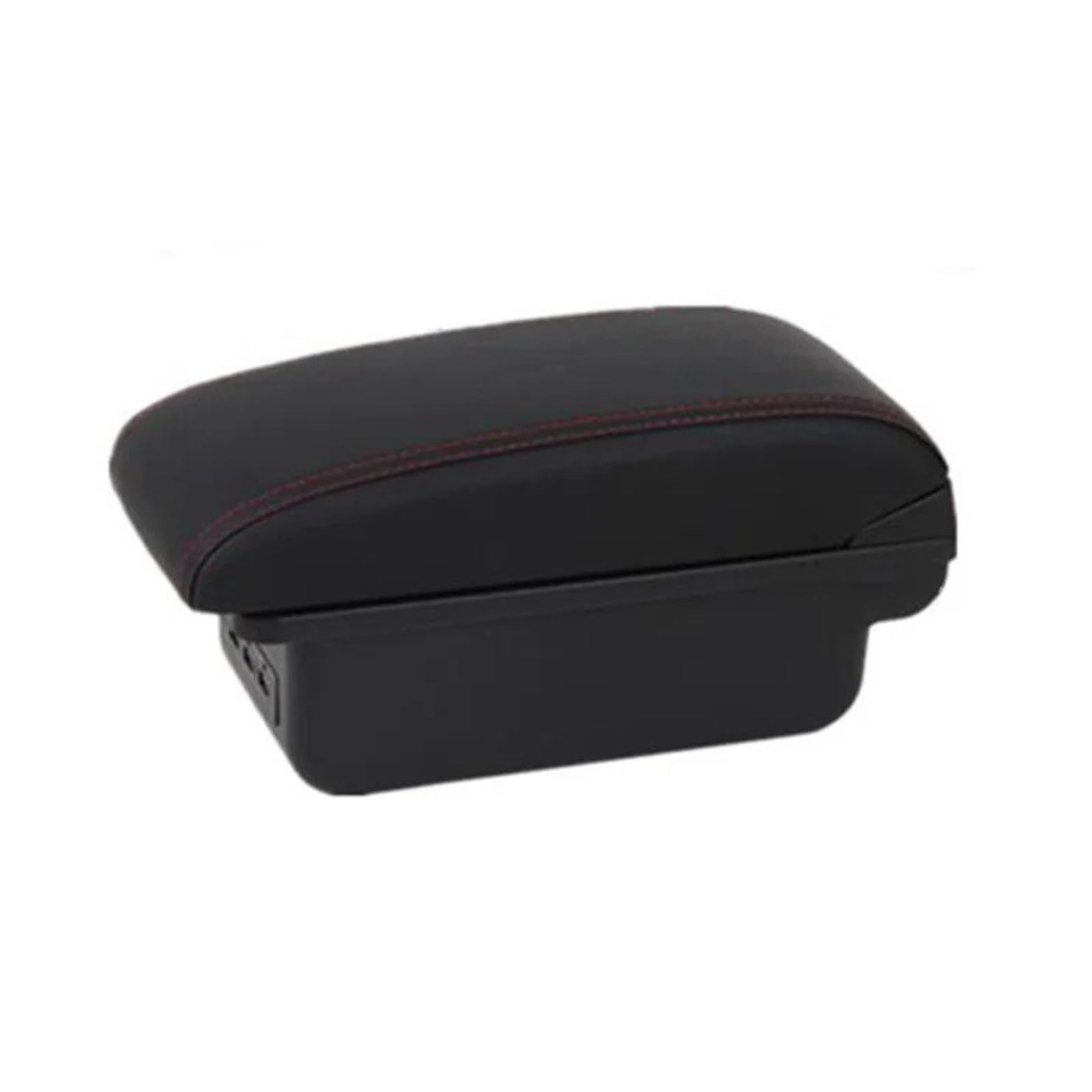 UMDJJU For MG For MG3 2025 Armrest Box Car Center Storage Interior Retrofit Accessories Car Centre Console Armrest Box(B red line 3USB)