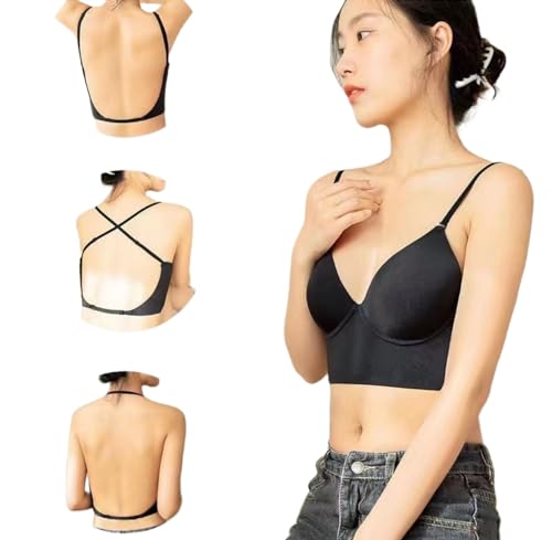 BH mit niedrigem Rücken für Frauen, tiefer rückenfreier BH, Multiway-Träger, wandelbarer BH,Deep Back Bras