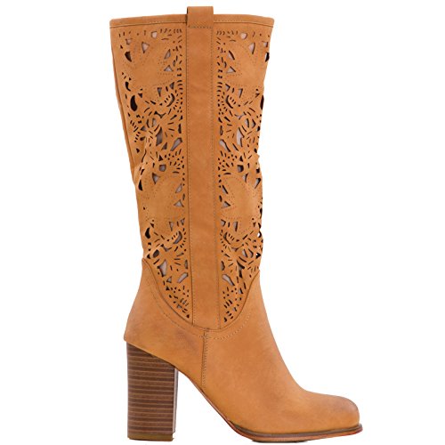 Toocool - Stivali Donna Scarpe Texani Traforati