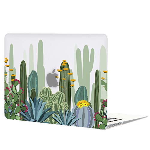 Image of MacBook Pro 15 inch Case (2012-2015 Release), 3D Effect Matte Clear See Through Hard Case Cover Only Compatible MacBook Pro 15.4 inch with Retina Display (Model: A1398, NO CD-ROM Drive) - Cactus