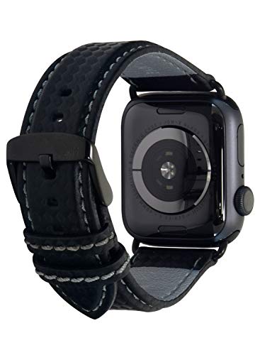MORELLATO AppleWatch用 6,SE,5,4用 40mmケース用 ラバー バンド ベルト 生活防水 BIKING バイキング ブラックパーツ ブラックxグレー U3586977APO8914B022