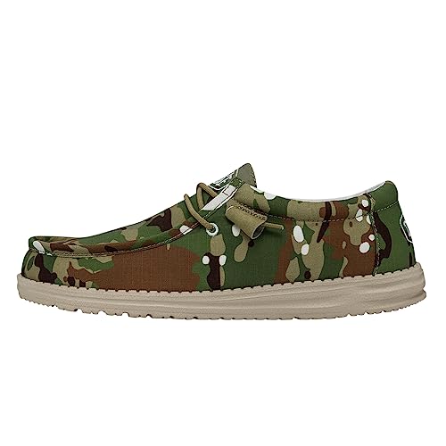 Image of HEYDUDE Men's Wally Camo | Men's Loafers | Men's Slip On Shoes | Comfortable & Light-Weight