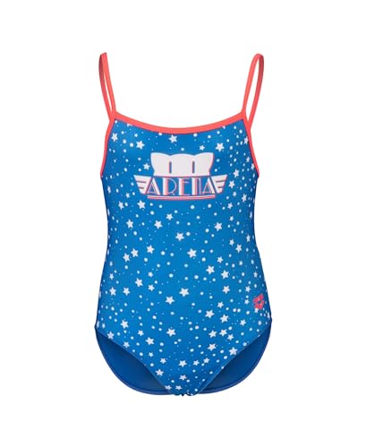 ARENA Friends Girls' Youth U Back US Swimsuit Comfortable One Piece Kids Suit Pool or Beach