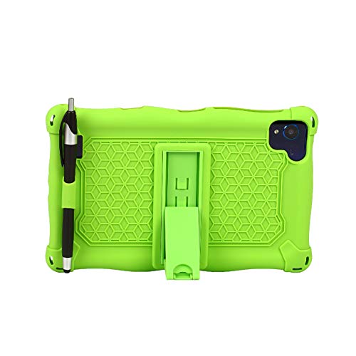 AKNICI-Funda-Antichoque-para-AOYODKG-H8-H6TECLAST-P80Samsung-Galaxy-Tab-A7-Lite-de-87Tab-A-80-2019-T290-T295-T297MatrixPad-S8DUODUOGO-E8Haehne-8-Correa-de-Hombro-y-Lapiz-Tactil-Verde