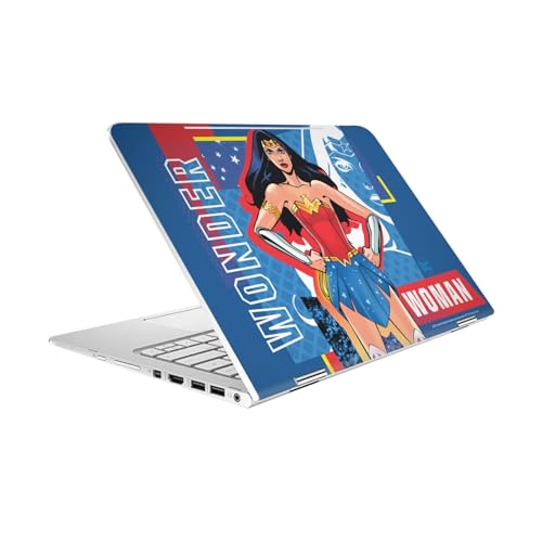 Skin Wonder Woman HP Spectre Pro X360 G2 évite rayures couverture vinyle DC Comics