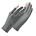 keynoyin Outdoor Sports Cycling Touch Screen Gloves, Breathable and Cool Lightweight Gloves - Leak Two-Finger Pink