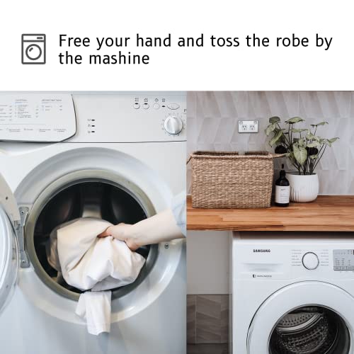 Artfasion Women Hooded Fleece Robe - Warm Flannel Bathrobes Plush Sleepwear For Winter Fluffy Thicker House Coat With Pockets #TOP6