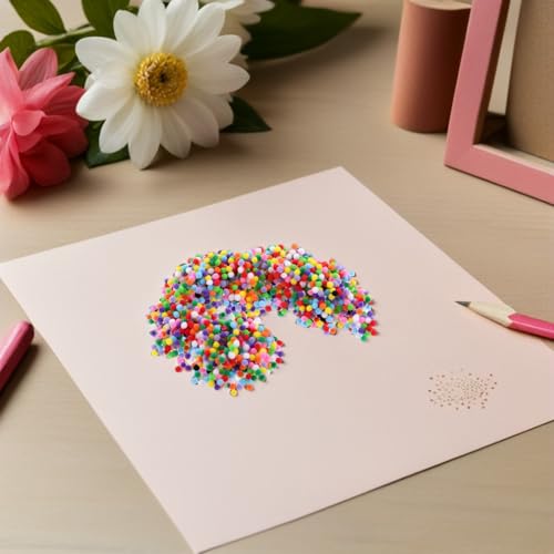 Bolas de pompones para proyectos de arte escolar y diseños creativos tridimensionales 6