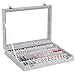 AUTOARK Ice Velvet Clear Lid 55 Pairs Earring Tray Showcase Display Organizer,AJ-024